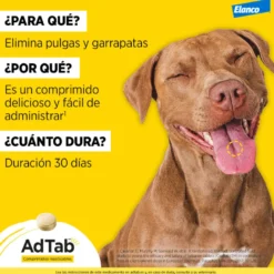 AdTab Comprimidos Masticables Antiparasitarios para perros