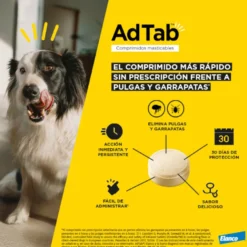 AdTab Comprimidos Masticables Antiparasitarios para perros