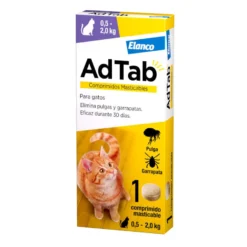 AdTab Comprimidos Masticables Antiparasitarios para gatos