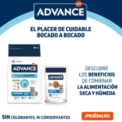 Advance Adult Sterilized Pavo en salsa sobre para gatos
