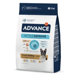 Advance Bulldog Francés Active Defense Pato y Arroz pienso para perros