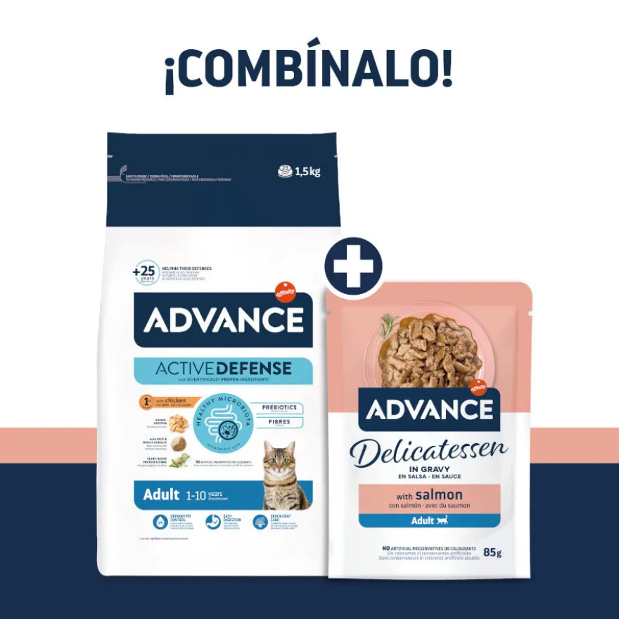 Advance Delicatessen Salmón en Salsa Sobres para gatos