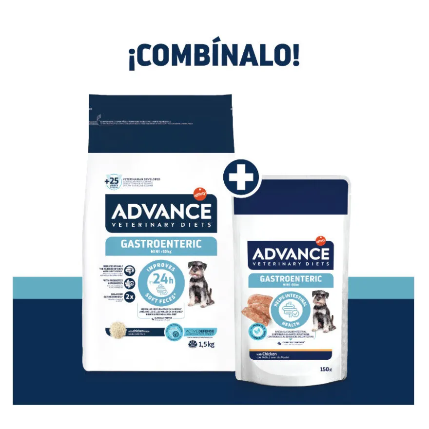 Advance Gastroenteric Pollo sobre para perros mini