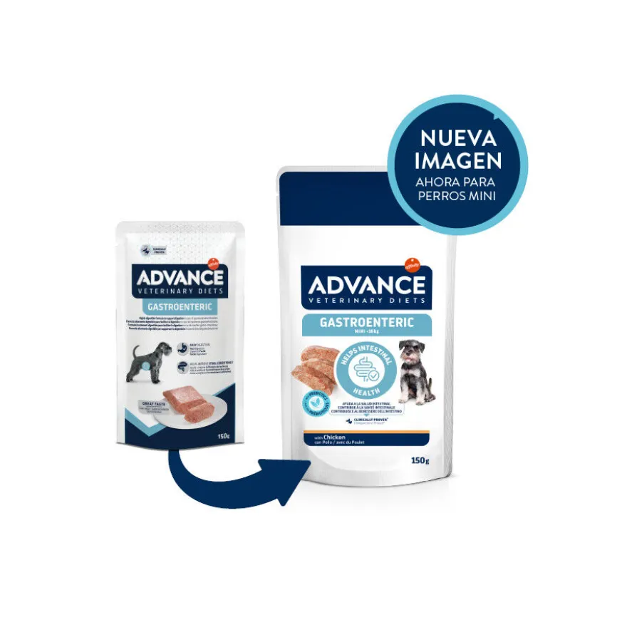 Advance Gastroenteric Pollo sobre para perros mini
