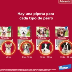Advantix Pipetas Antiparasitarias para perros