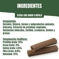 Adventuros Palitos Búfalo para perros