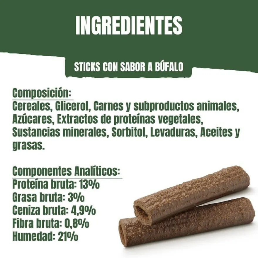 Adventuros Palitos Búfalo para perros