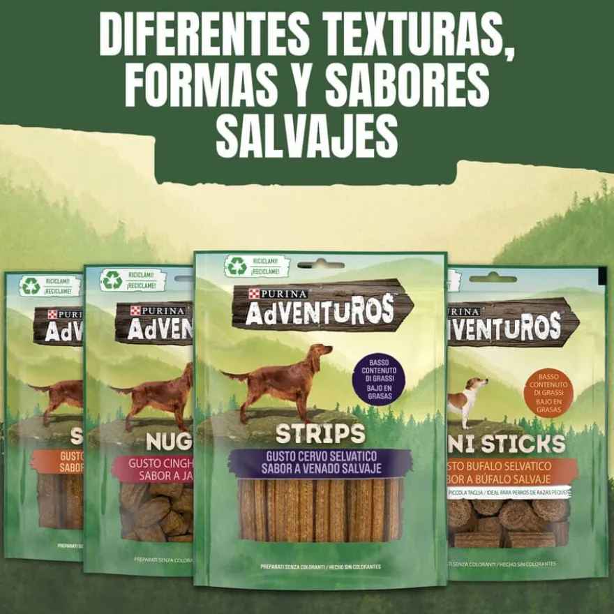 Adventuros Palitos Búfalo para perros