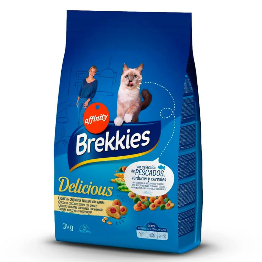 Affinity Brekkies Delicious Selección Pescado pienso para gatos