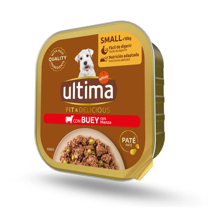Afinitty Ultima Adult Mini Buey tarrina para perros
