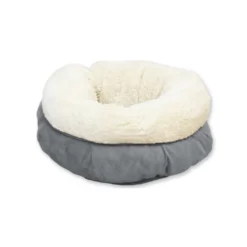 All For Paws Cama Donut Gris para Gatos