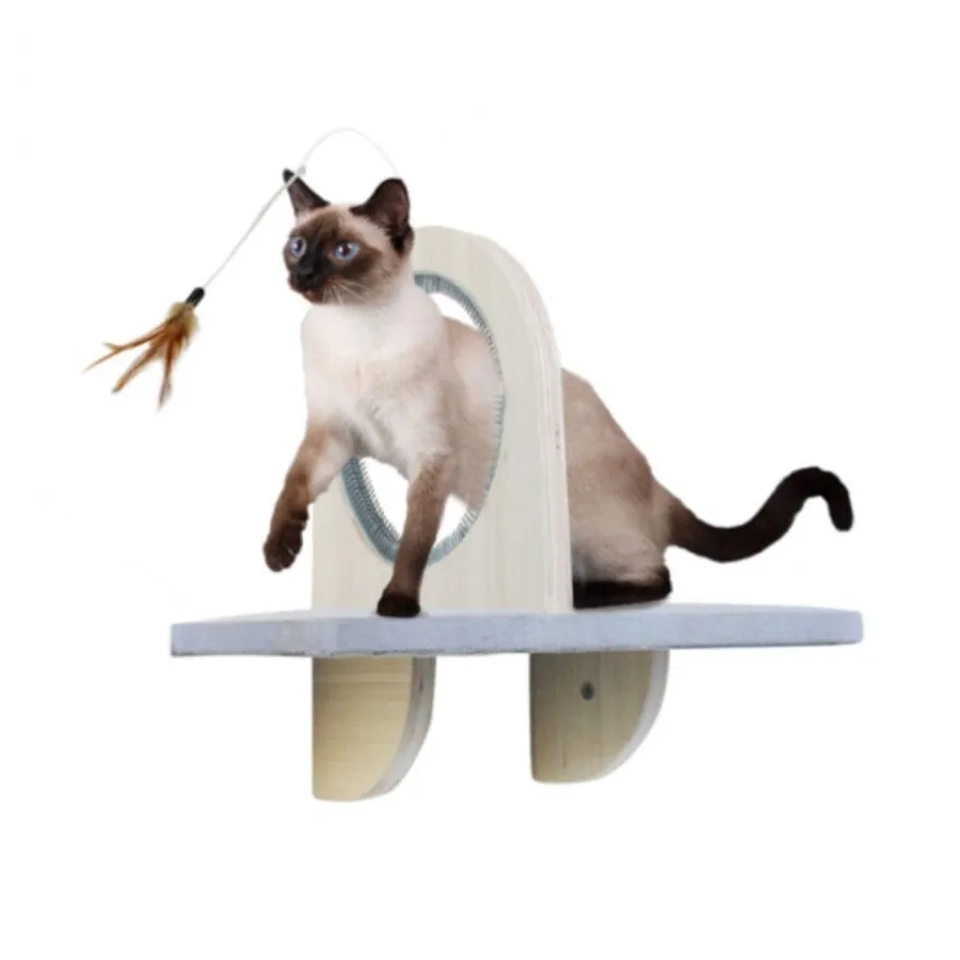 All For Paws Groom & Play Juguete para gatos con plataforma