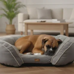 All For Paws Lamb Cama Lujo Gris para perros