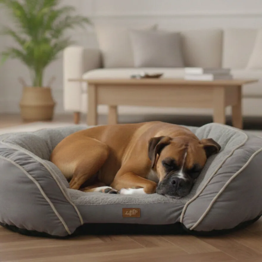 All For Paws Lamb Cama Lujo Gris para perros