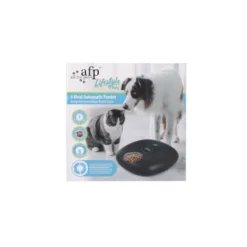 All For Paws Lifestyle Comedero Automático Negro para perros y gatos