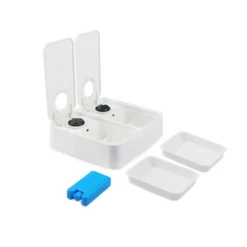 All For Paws Liftstyle4Pets Comedero Automático Doble para perros y gatos