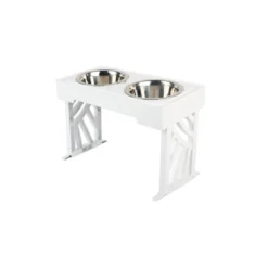 All For Paws Multi Height Comedero Doble para perros y gato
