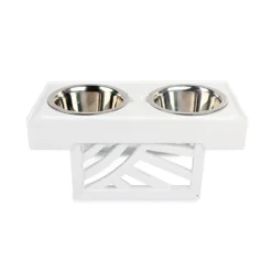 All For Paws Multi Height Comedero Doble para perros y gato