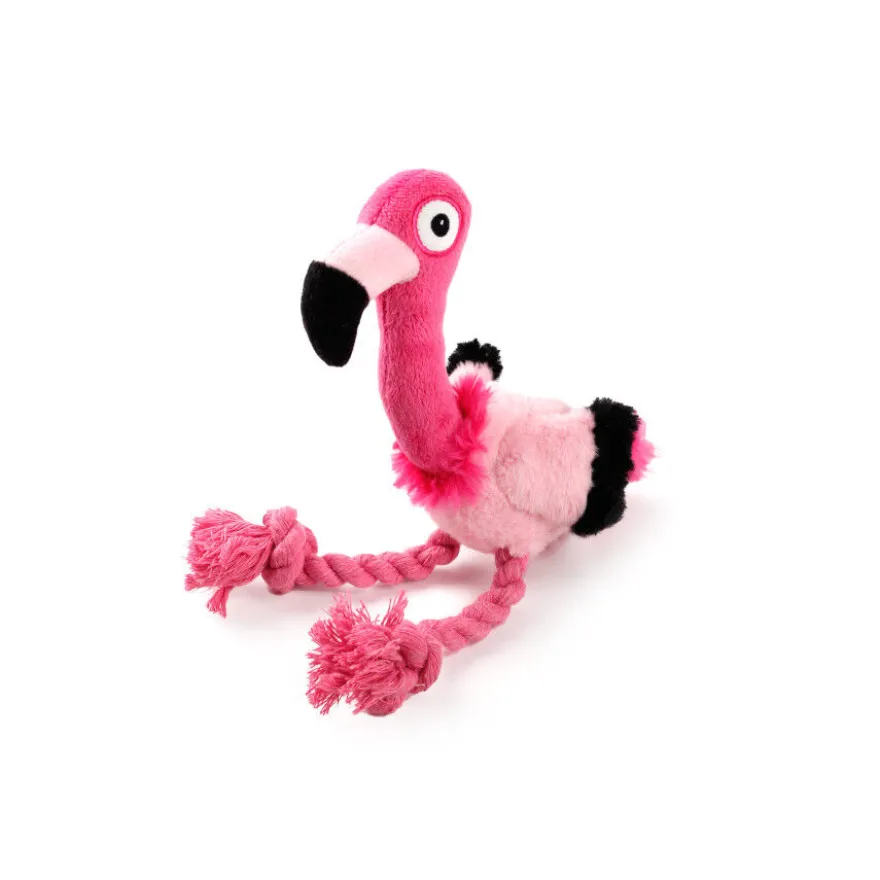 All For Paws Ultrasonic Juguete DJ Flamingo para perros