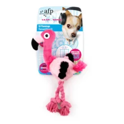 All For Paws Ultrasonic Juguete DJ Flamingo para perros
