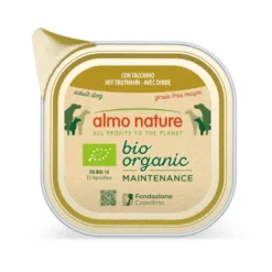 Almo Nature Bio Organic Maintenance Grain Free Pavo tarrina para perros