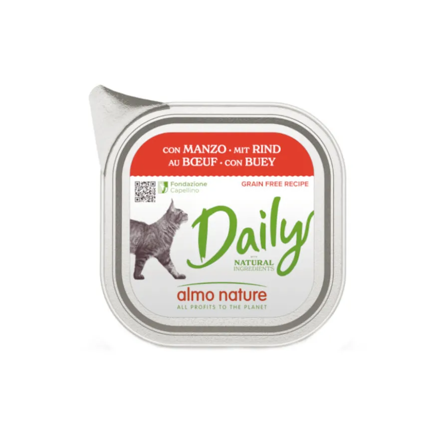 Almo Nature Daily Grain Free Ternera para gatos