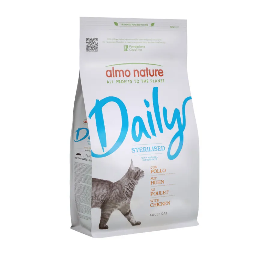 Almo Nature Daily Sterilised Pollo pienso para gatos