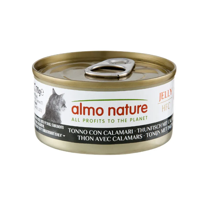 Almo Nature HFC Atún y Calamares en Gelatina lata para gatos