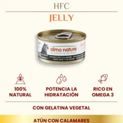 Almo Nature HFC Atún y Calamares en Gelatina lata para gatos