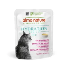 Almo Nature HFC Hydration Help Caldo de Salmón sobre para gatos