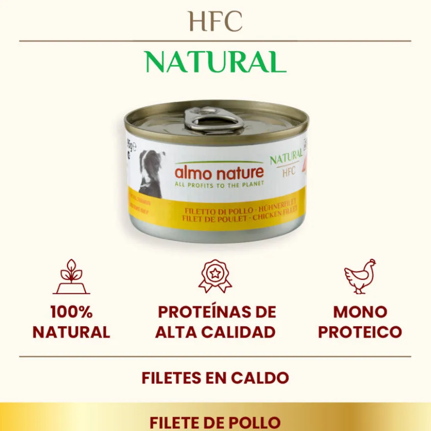 Almo Nature HFC Natural Filete de Pollo lata para perros