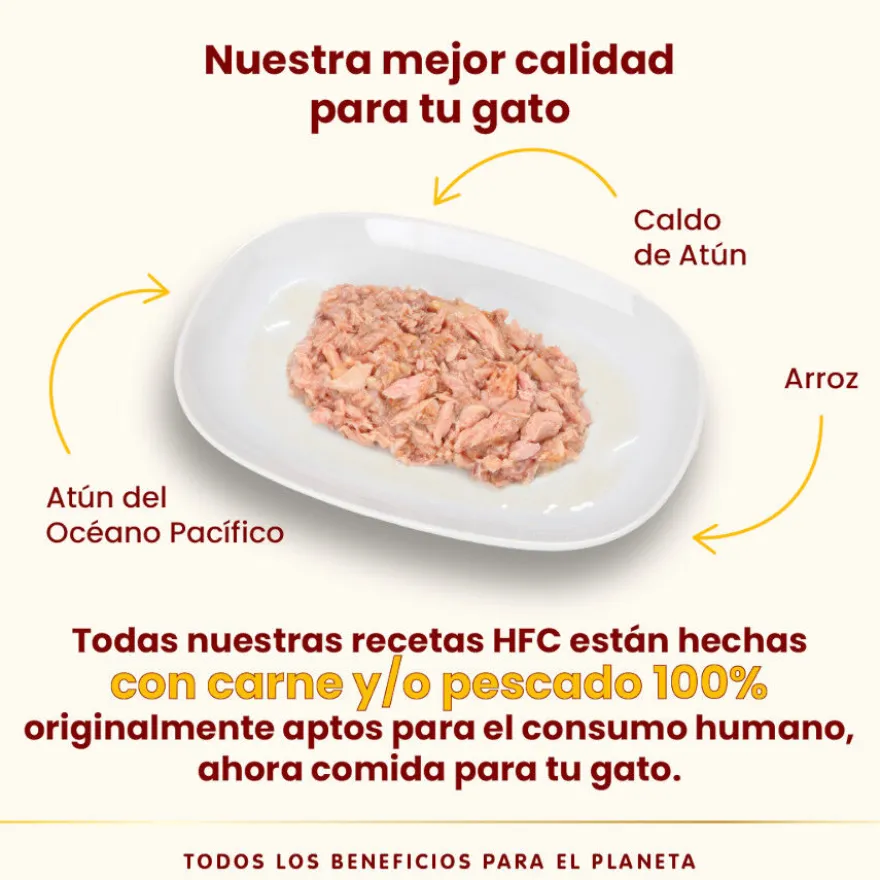 Almo Nature HFC Sterilised Atún del Pacífico sobre para gatos