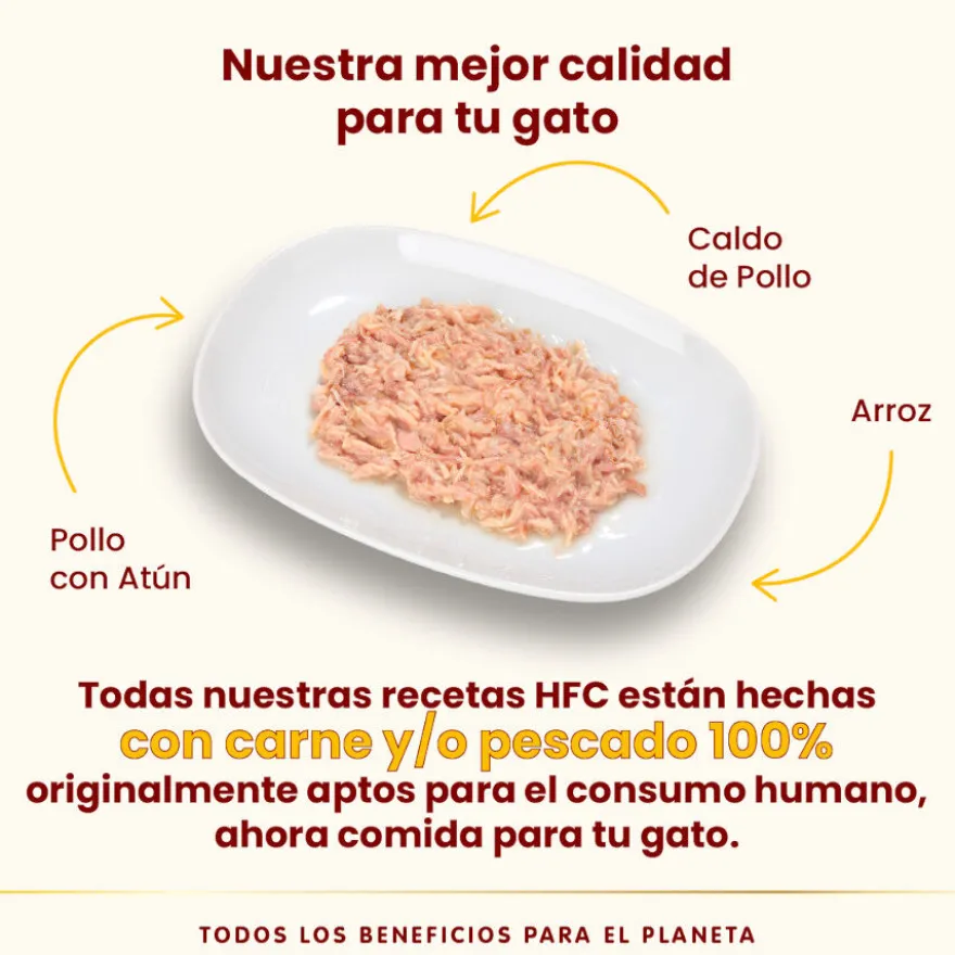 Almo Nature HFC Sterilised de Pollo y Atún en Sobre para gatos
