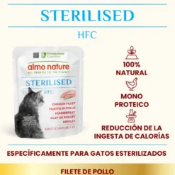 Almo Nature HFC Sterilised Filete de Pollo sobre para gatos