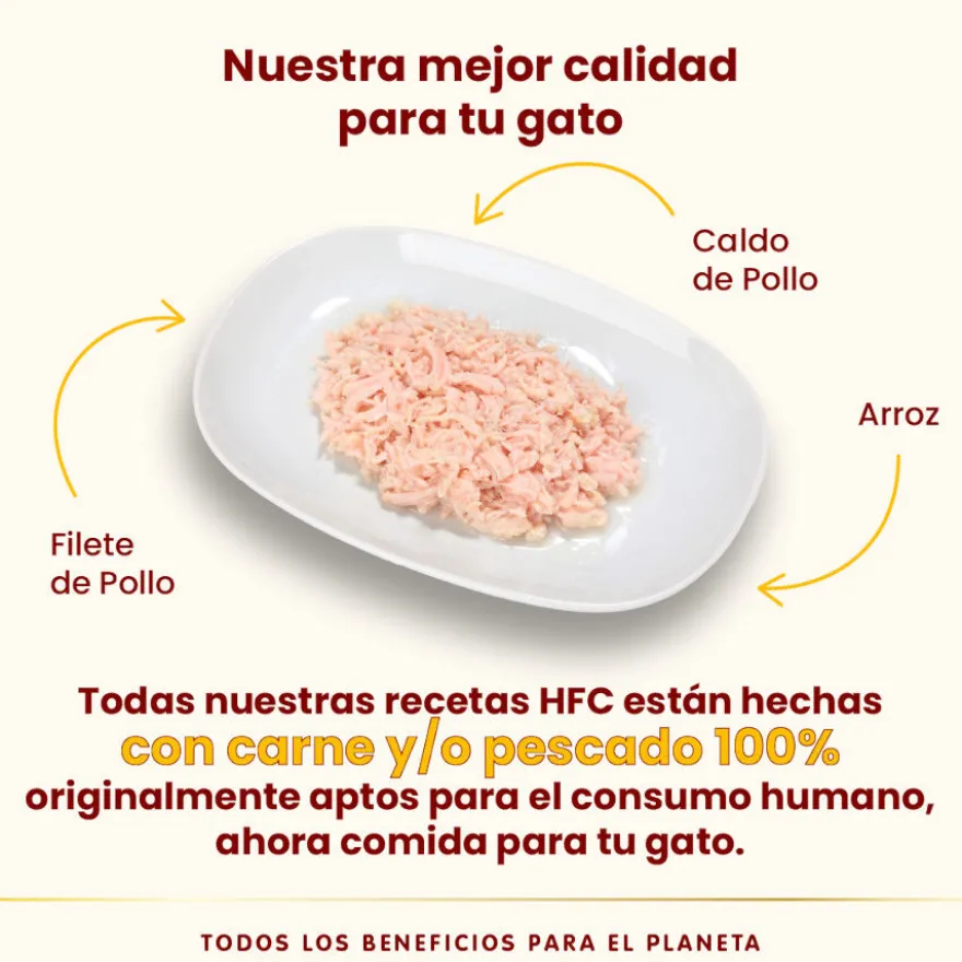 Almo Nature HFC Sterilised Filete de Pollo sobre para gatos