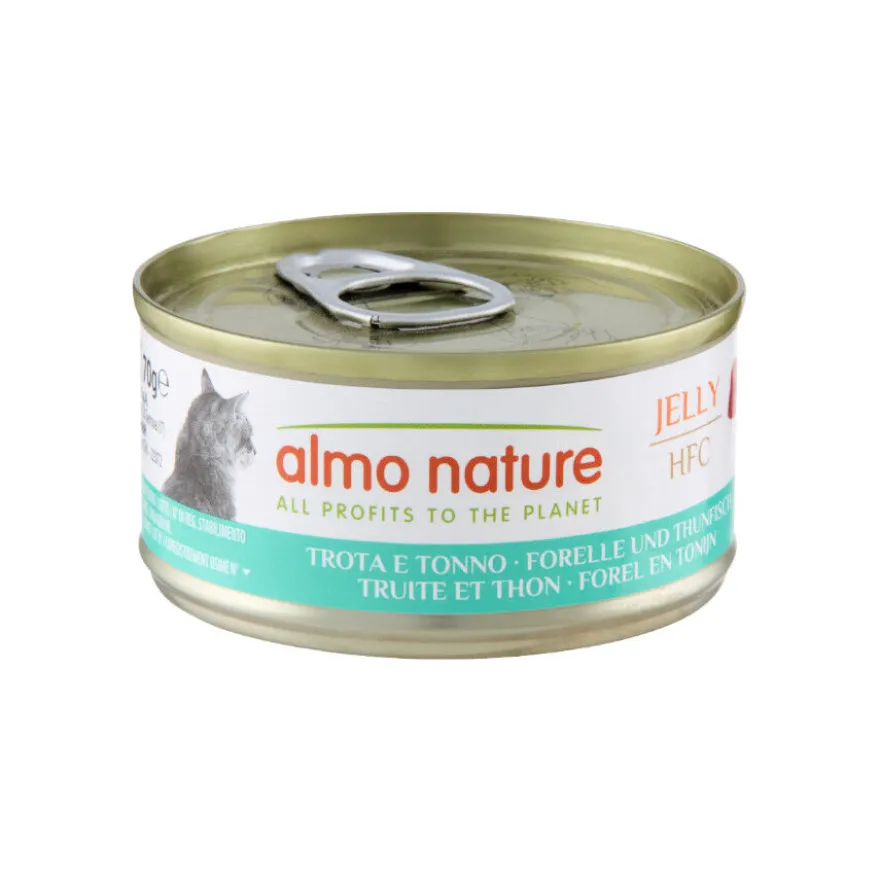Almo Nature HFC Trucha y Atún en Gelatina para gatos