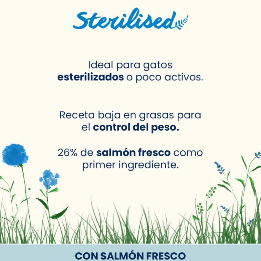 Almo Nature Sterilised de Salmon pienso para gatos