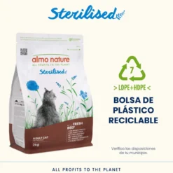 Almo Nature Sterilised de Ternera pienso para gatos