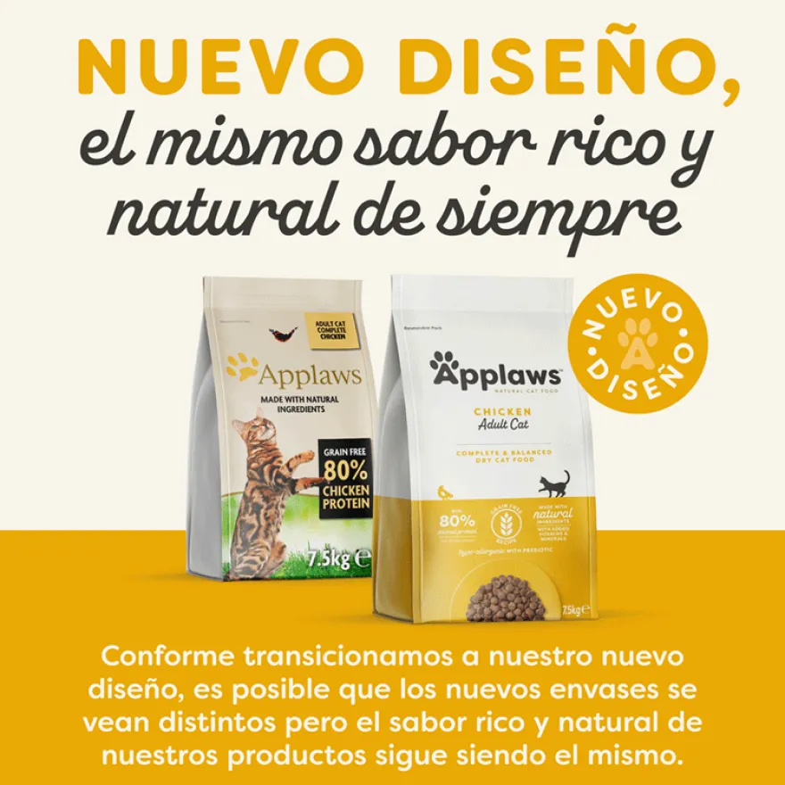 Applaws Adult Grain Free Pollo pienso para gatos
