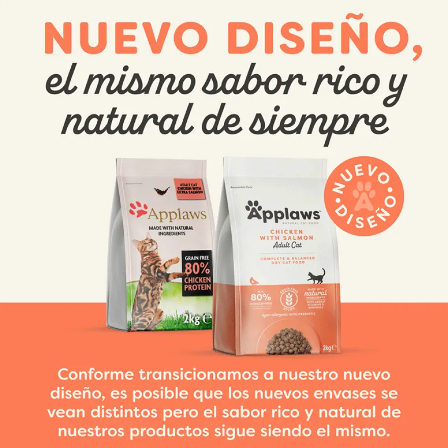 Applaws Adult Grain Free Salmón y Pollo pienso para gatos