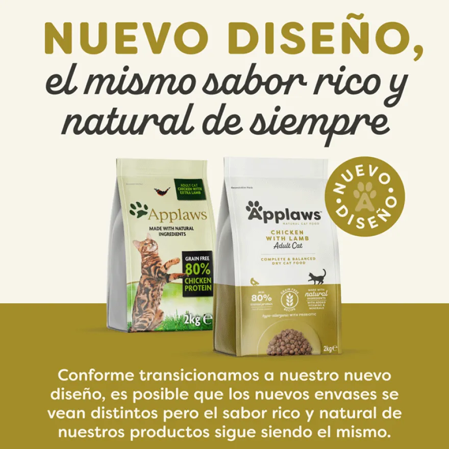 Applaws Adult Pollo y Cordero pienso para gatos