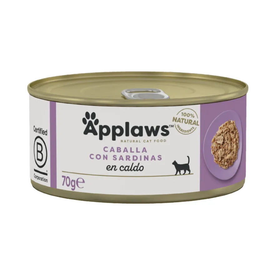 Applaws Caballa y Sardina lata para gatos