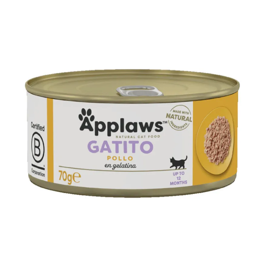 Applaws Kitten Pollo en Gelatina lata para gatos