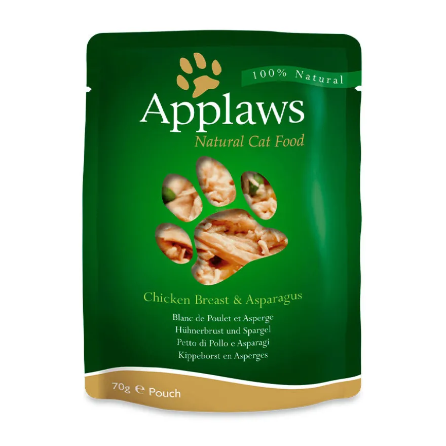 Applaws Pollo y Espárragos sobre para gatos