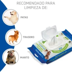 Artero Plis Plas Guantes Húmedos para perros