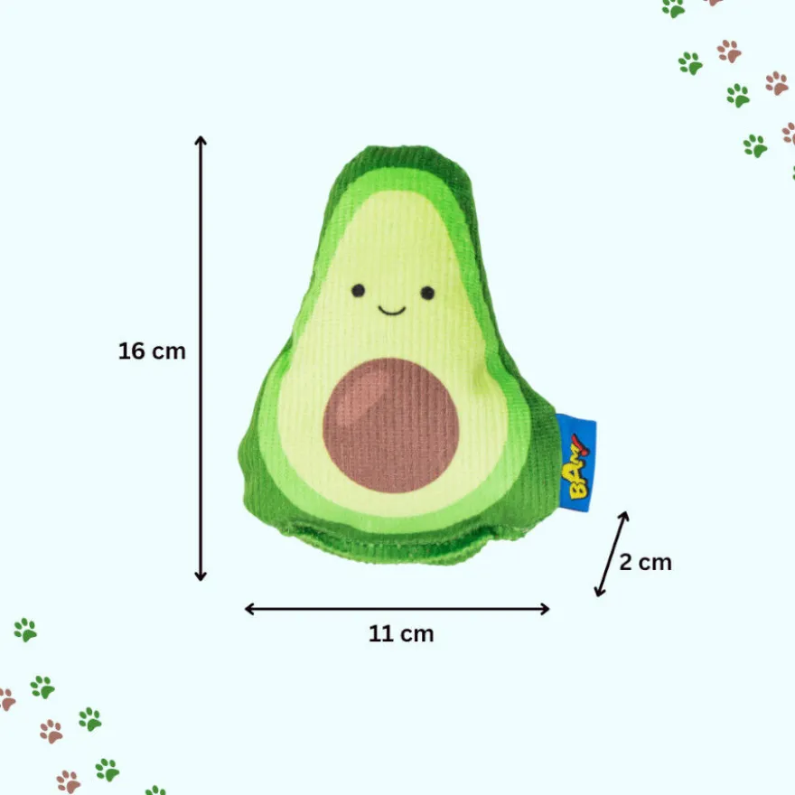 BAM! Peluche Aguacate con Catnip para gatos