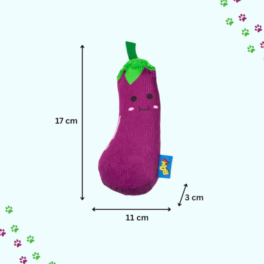 BAM! Peluche Berenjena con Catnip para gatos