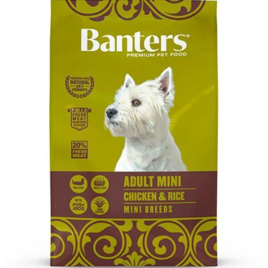 Banters Adult Mini Pollo y Arroz pienso para perros