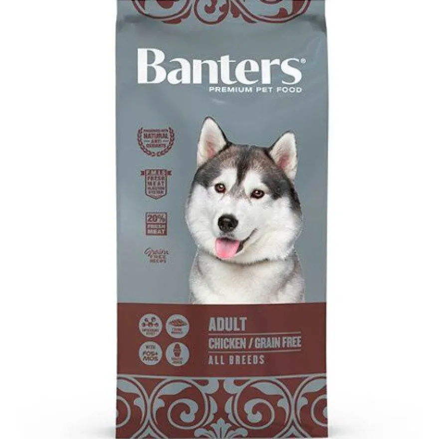Banters Adult Pollo pienso para perros