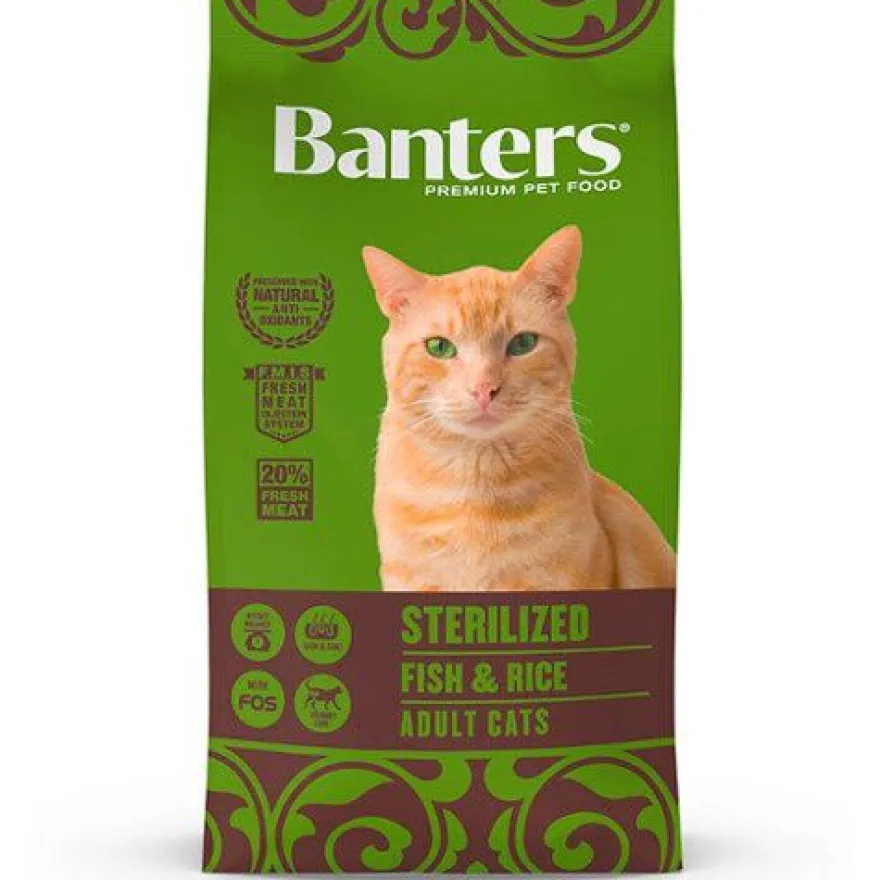 Banters Sterilized Pescado pienso para gatos